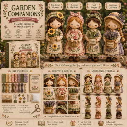 🎁Last Day:69% OFF🧵 Tiny Worlds Collection – Patchwork DIY Kit Series