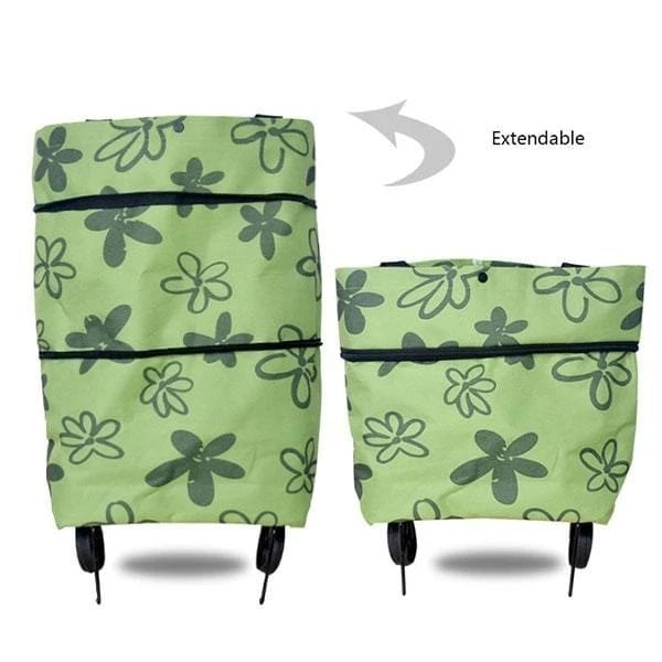 🔥HOT SALE 50% OFF🔥2-in-1 Shopping Bag Foldable Green Bag