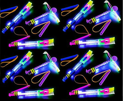 🥳2026 HOT SALE🥳💞50K+ SOLD! 🚁✨ BUY 2 GET 1 FREE! LED Helicopter Launcher – Shoots up to 120ft, lights up the night sky. Slowly descends like a parachute – lands right in your hand! From £4.99 – buy more & save! 🎮🌟
