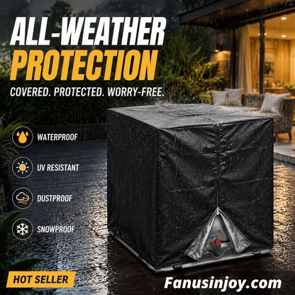 🔥 Limited Time 55% OFF! Safeguard Your Water Quality! 💦 Waterproof Outdoor IBC Tote Cover – Heavy-Duty, UV-Resistant & All-Weather Protection ✨