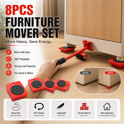 🔥48% off! Hot deal🎁Casters! Move your furniture with ease—all by yourself! They won’t damage your furniture or floors, making it easy to maintain your ideal home environment.