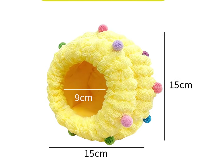 🌿 Soft Hanging Bird Bed with Plush Fleece Interior for Small Bird Cages
