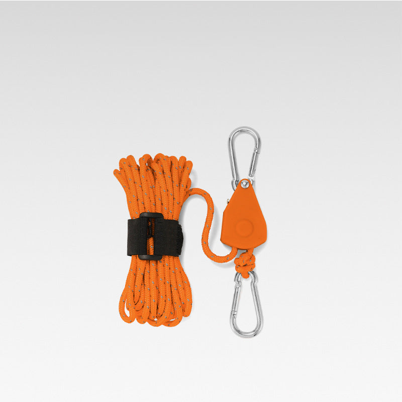🔥Hot for School🪢Portable Adjustable Fix Camping Rope🌳