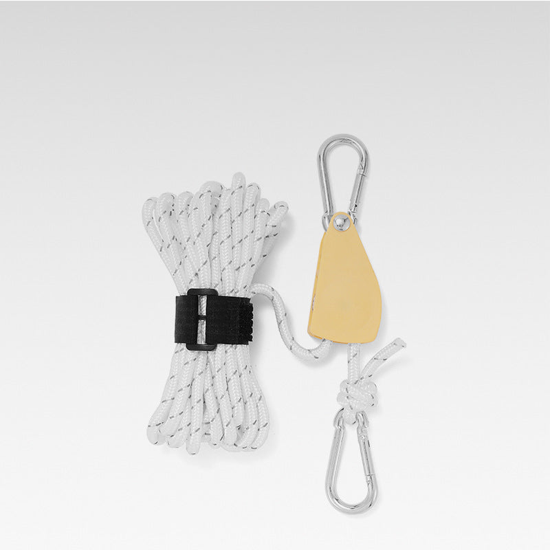 🔥Hot for School🪢Portable Adjustable Fix Camping Rope🌳