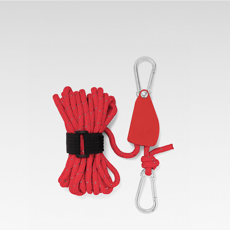🔥Hot for School🪢Portable Adjustable Fix Camping Rope🌳