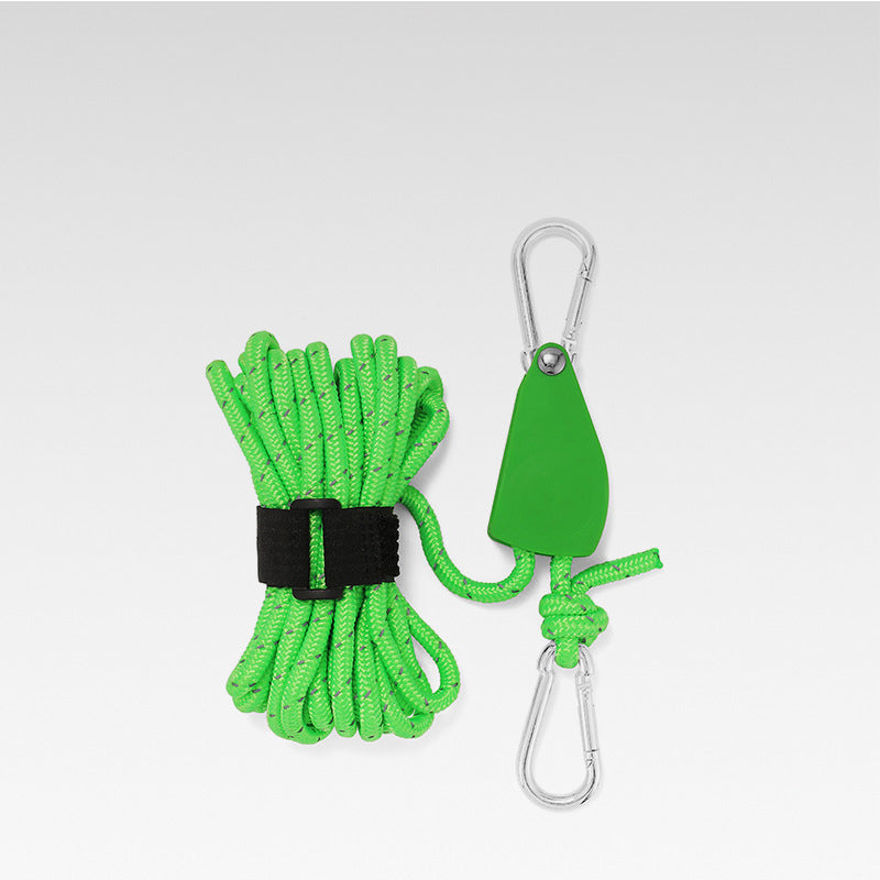🔥Hot for School🪢Portable Adjustable Fix Camping Rope🌳