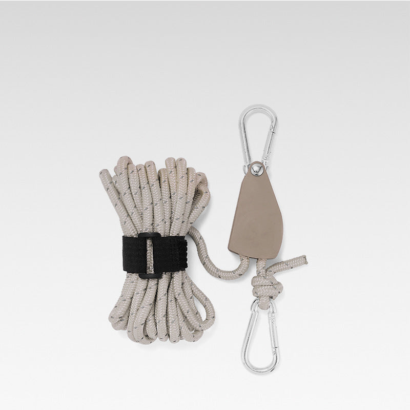 🔥Hot for School🪢Portable Adjustable Fix Camping Rope🌳