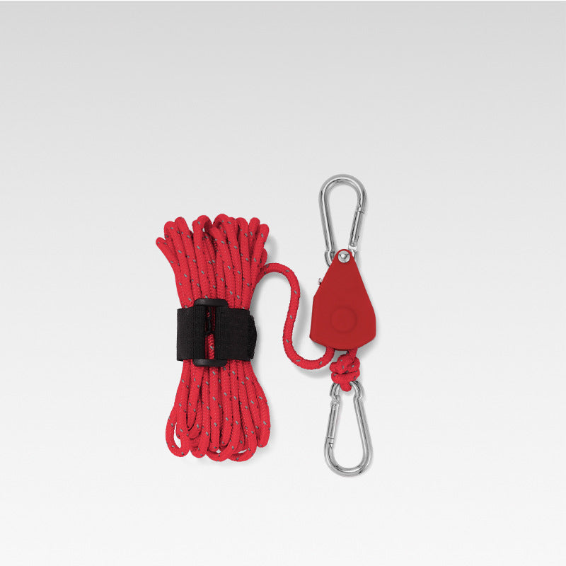 🔥Hot for School🪢Portable Adjustable Fix Camping Rope🌳