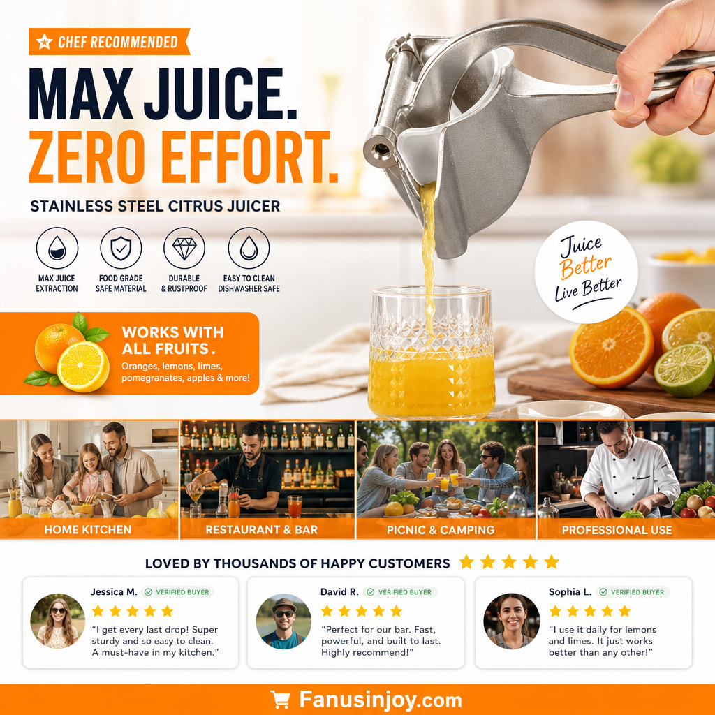 ⚡【Stainless Steel Juicer】— 50% OFF Flash Sale! Blend a “Vitamin Tornado” in 30 Seconds! 🍹🔥
