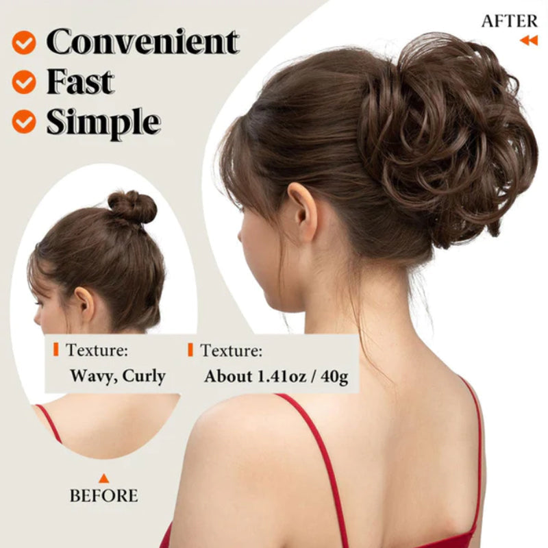 🌸 50% OFF NOW! 🌸Messy Side Comb Clip In Bun Hair Accessory