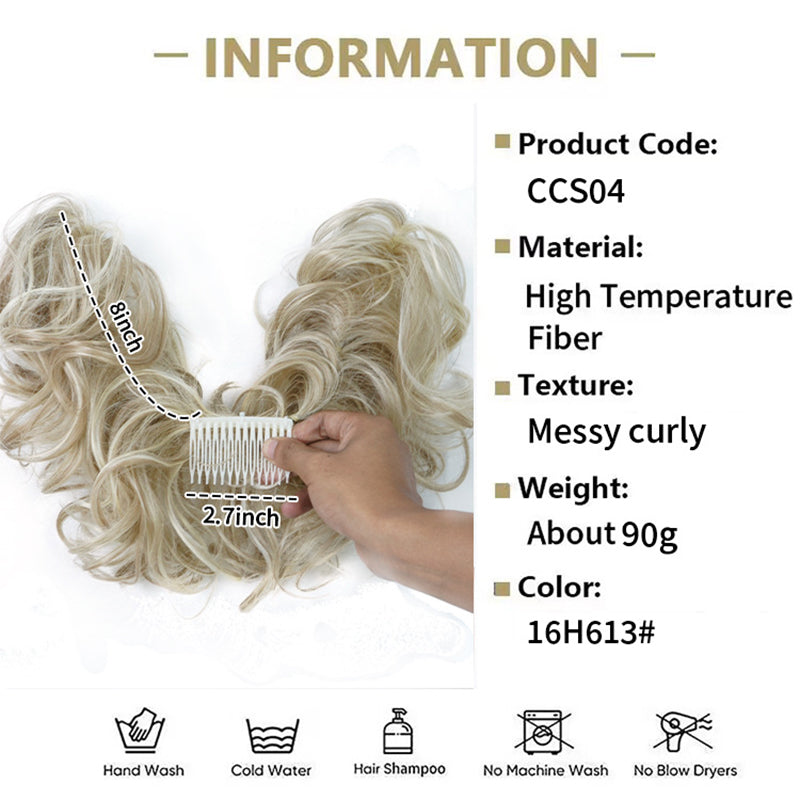 🌸 50% OFF NOW! 🌸Messy Side Comb Clip In Bun Hair Accessory