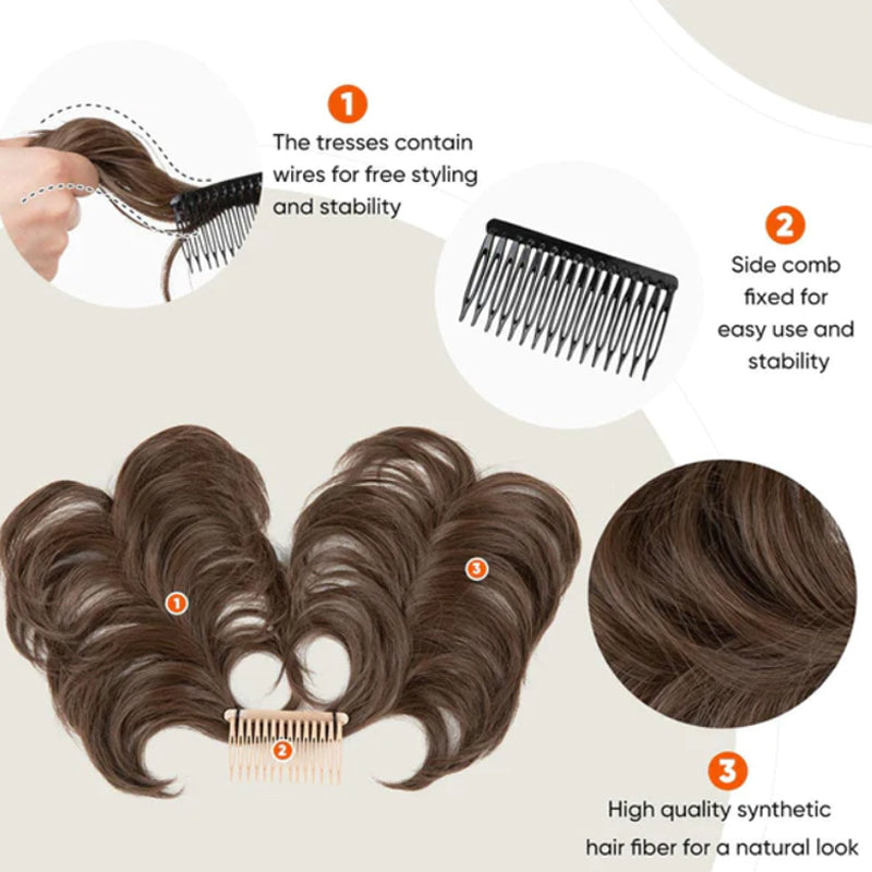 🌸 50% OFF NOW! 🌸Messy Side Comb Clip In Bun Hair Accessory