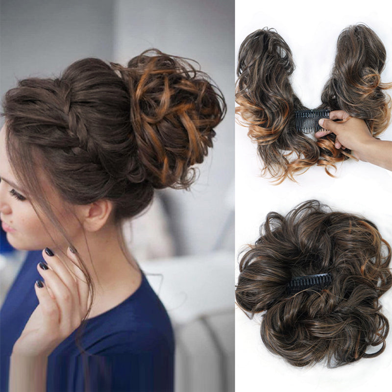 🌸 50% OFF NOW! 🌸Messy Side Comb Clip In Bun Hair Accessory