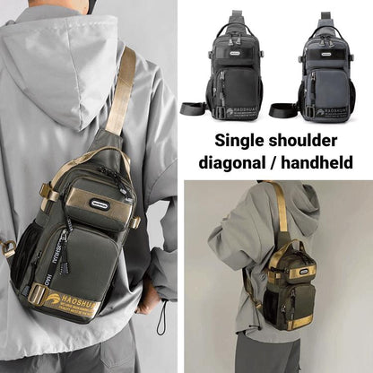 💼 50% OFF! 🔥 2025 Adjustable Oxford Cloth Casual Chest Bag – Stylish & Durable ✨