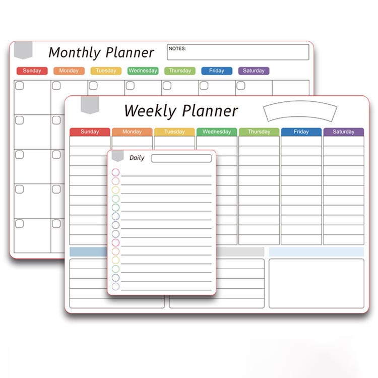 🗓️🧲50% OFF! 🔥Magnetic Erasable Calendar Set