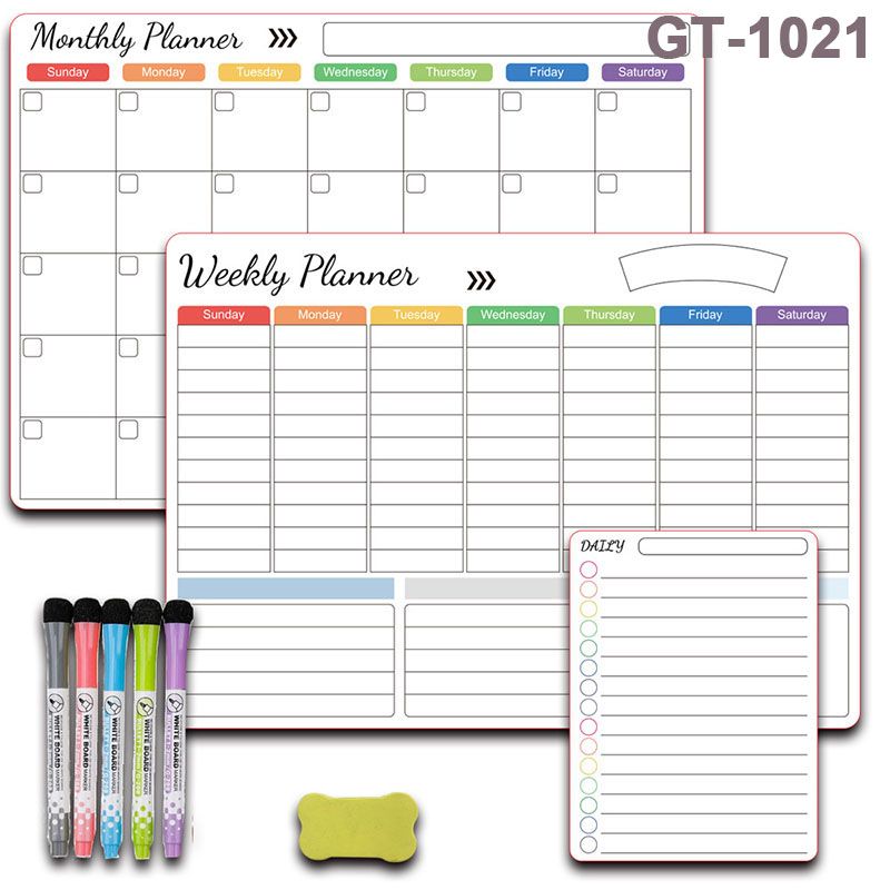 🗓️🧲50% OFF! 🔥Magnetic Erasable Calendar Set