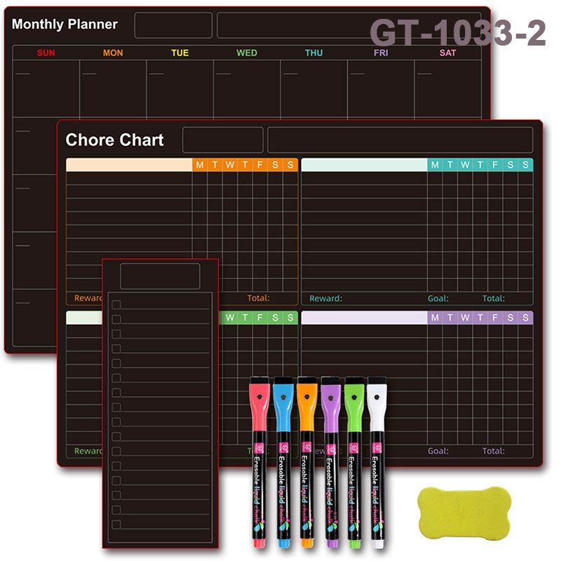🗓️🧲50% OFF! 🔥Magnetic Erasable Calendar Set