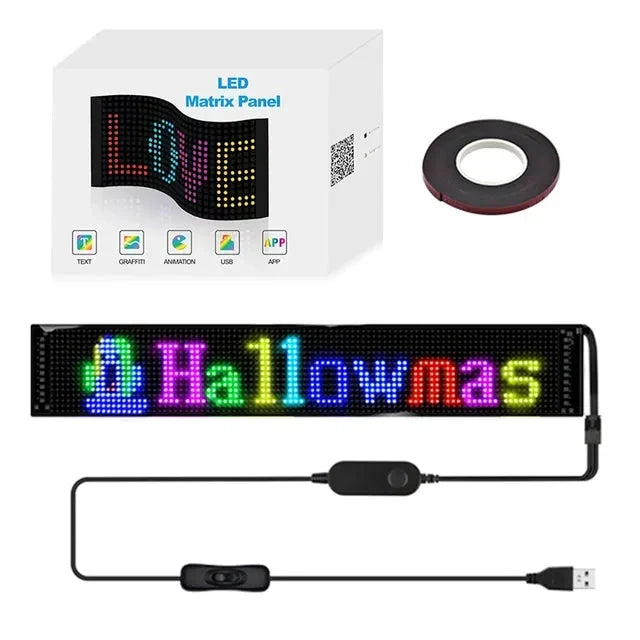 ✨ 🚗Flexibles Bluetooth-LED display for vehicles