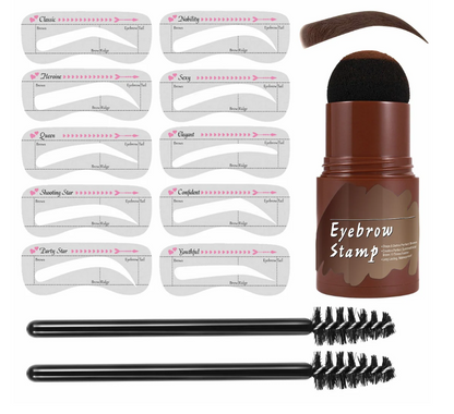⏳BUY 1 GET 1 FREE + 50% OFF! ⏰Perfect Eyebrow Stencil & Stamp Kit
