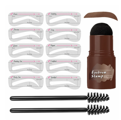 ⏳BUY 1 GET 1 FREE + 50% OFF! ⏰Perfect Eyebrow Stencil & Stamp Kit