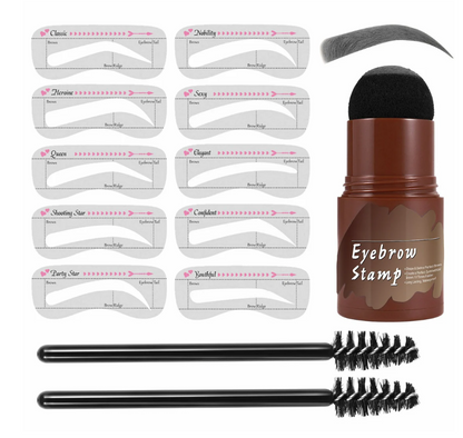 ⏳BUY 1 GET 1 FREE + 50% OFF! ⏰Perfect Eyebrow Stencil & Stamp Kit