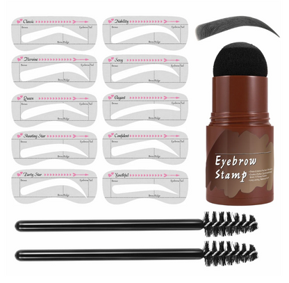 ⏳BUY 1 GET 1 FREE + 50% OFF! ⏰Perfect Eyebrow Stencil & Stamp Kit