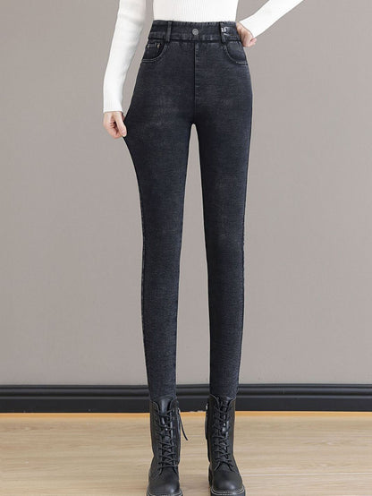 👖 60% OFF! ✨ HOT SKINNY JEANS - High Waist & Stretch Fabric, Optimal Winter Comfort, Trendy Style for Daily Wear and Outings ❄️💃