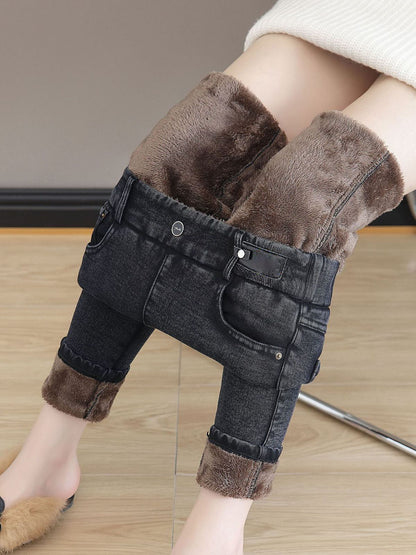 👖 60% OFF! ✨ HOT SKINNY JEANS - High Waist & Stretch Fabric, Optimal Winter Comfort, Trendy Style for Daily Wear and Outings ❄️💃