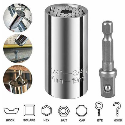 🔧 Last Day Special Price £9.99! 🔩 Honeycomb Universal Wrench Socket Set – Multi‑Size, Labor‑Saving, Compact ✨