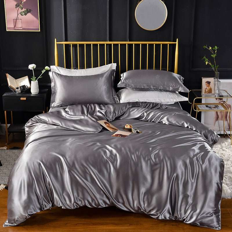 🎁Hot Sale 49% OFF⏳25 Momme Luxury Pure Mulberry Silk Bedding Set of 4
