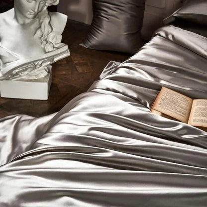 🎁Hot Sale 49% OFF⏳25 Momme Luxury Pure Mulberry Silk Bedding Set of 4