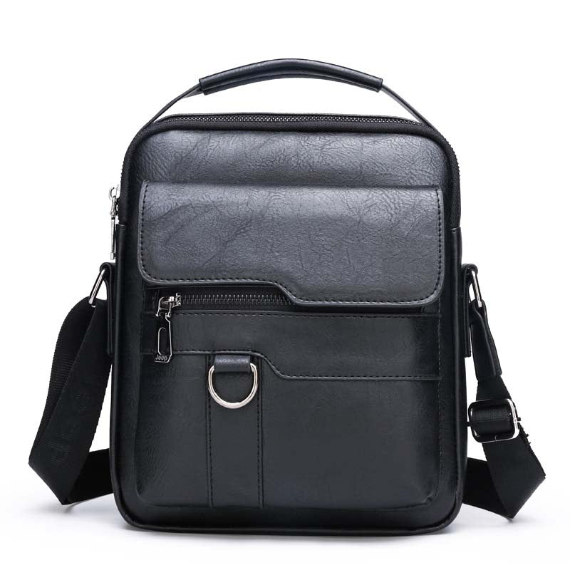 💼 50% OFF NOW!🚶‍♂️ Business Men's Casual Crossbody Bag – Water-Resistant PU Leather – Practical Shoulder Messenger Bag 🌧️