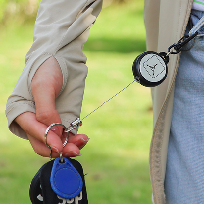 🔑 BUY 1 GET 1 FREE! 🌀 Heavy-Duty Retractable Keychain – Durable Cable, Compact Design & Holds Keys/Cards Securely 💳
