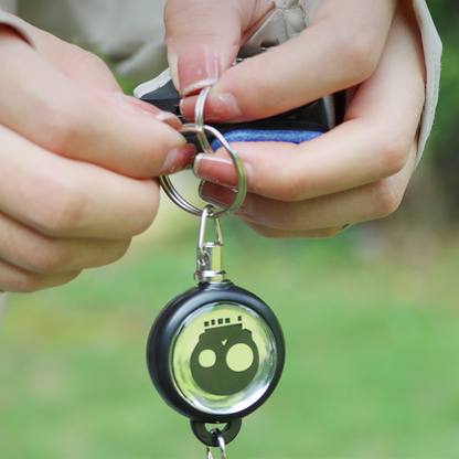 🔑 BUY 1 GET 1 FREE! 🌀 Heavy-Duty Retractable Keychain – Durable Cable, Compact Design & Holds Keys/Cards Securely 💳