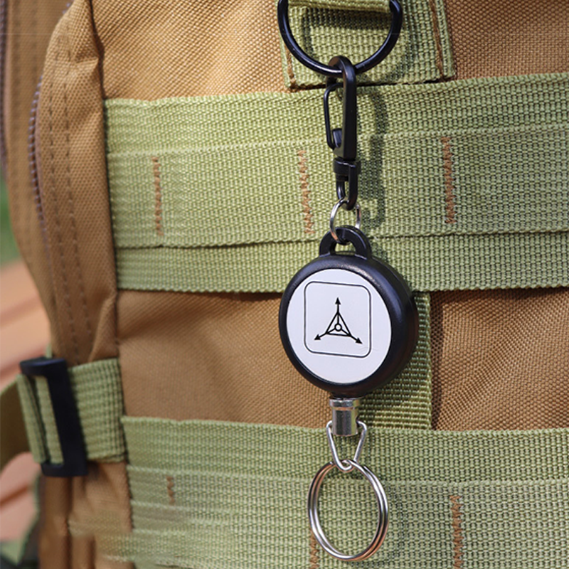 🔑 BUY 1 GET 1 FREE! 🌀 Heavy-Duty Retractable Keychain – Durable Cable, Compact Design & Holds Keys/Cards Securely 💳