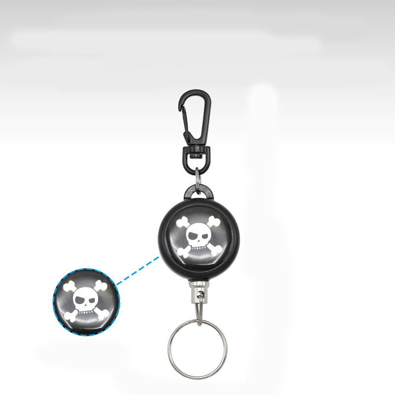 🔑 BUY 1 GET 1 FREE! 🌀 Heavy-Duty Retractable Keychain – Durable Cable, Compact Design & Holds Keys/Cards Securely 💳
