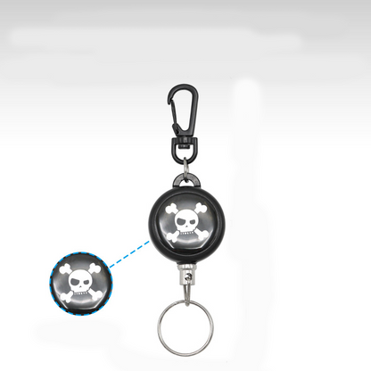 🔑 BUY 1 GET 1 FREE! 🌀 Heavy-Duty Retractable Keychain – Durable Cable, Compact Design & Holds Keys/Cards Securely 💳