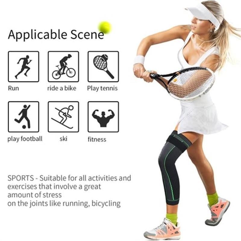 🦵 LIMITED-TIME 50% OFF! ⚡ Tourmaline Self-Heating Acupressure Knee Sleeve – Pain Relief, 360° Fit, Breathable ✨