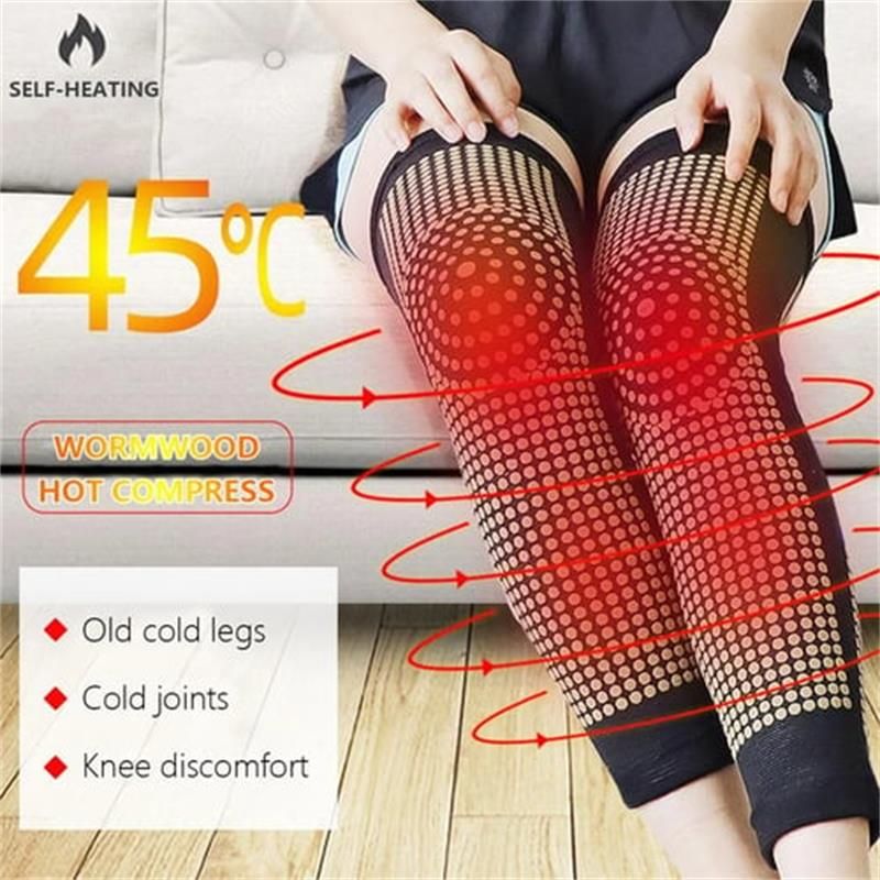 🦵 LIMITED-TIME 50% OFF! ⚡ Tourmaline Self-Heating Acupressure Knee Sleeve – Pain Relief, 360° Fit, Breathable ✨