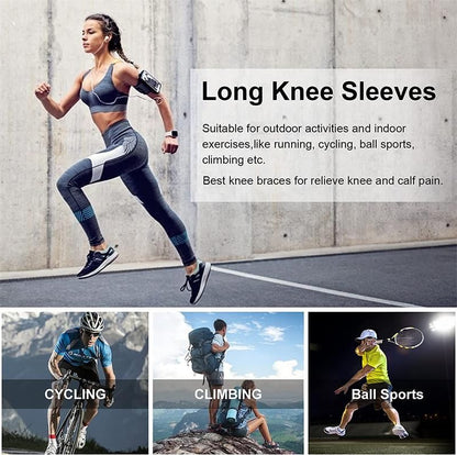 🦵 LIMITED-TIME 50% OFF! ⚡ Tourmaline Self-Heating Acupressure Knee Sleeve – Pain Relief, 360° Fit, Breathable ✨