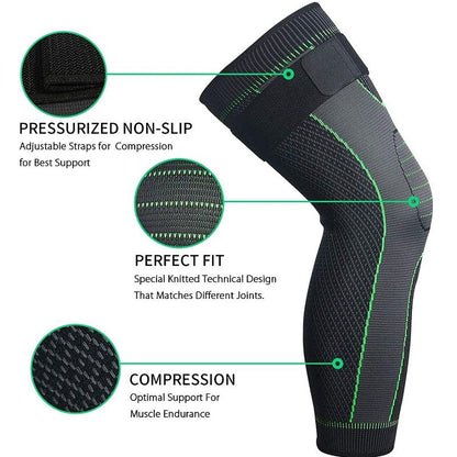 🦵 LIMITED-TIME 50% OFF! ⚡ Tourmaline Self-Heating Acupressure Knee Sleeve – Pain Relief, 360° Fit, Breathable ✨