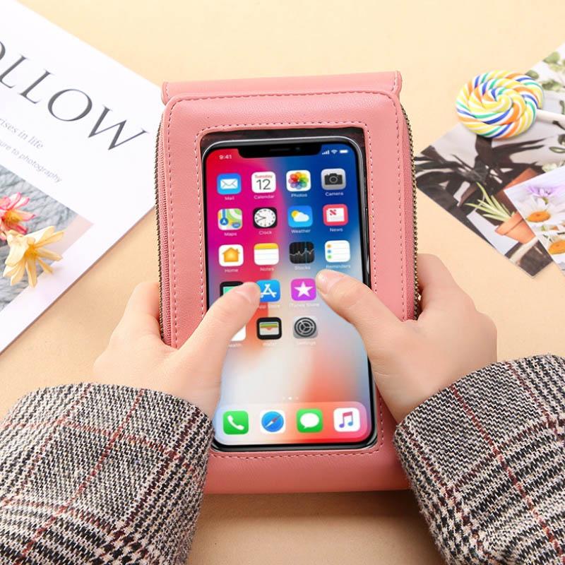 🔥Hot Sale 66% OFF -🎁Women's Touch Screen Mobile Phone Messenger bag