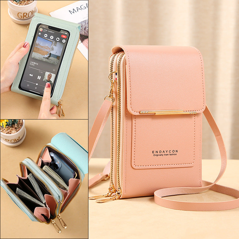 🔥Hot Sale 66% OFF -🎁Women's Touch Screen Mobile Phone Messenger bag