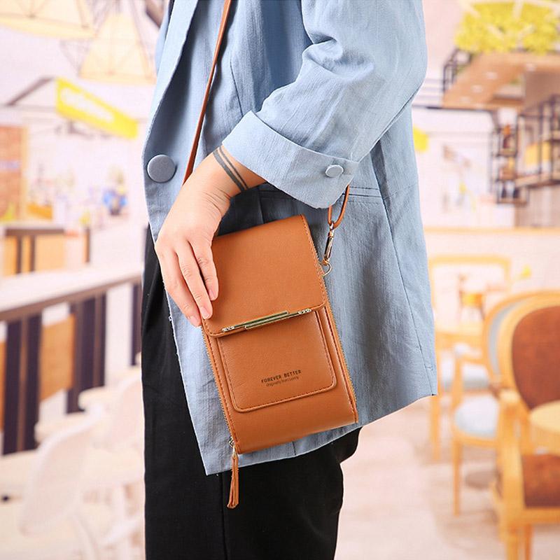 🔥Hot Sale 66% OFF -🎁Women's Touch Screen Mobile Phone Messenger bag