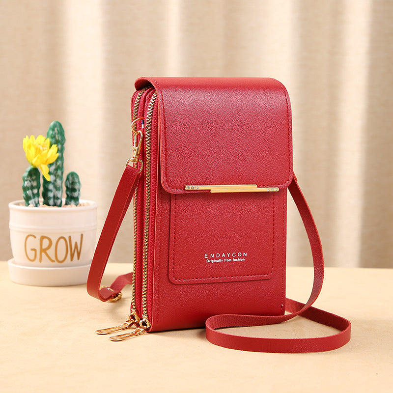 🔥Hot Sale 66% OFF -🎁Women's Touch Screen Mobile Phone Messenger bag