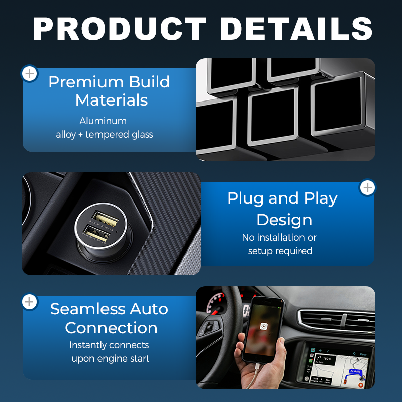 Wired to Wireless Auto Display Adapter