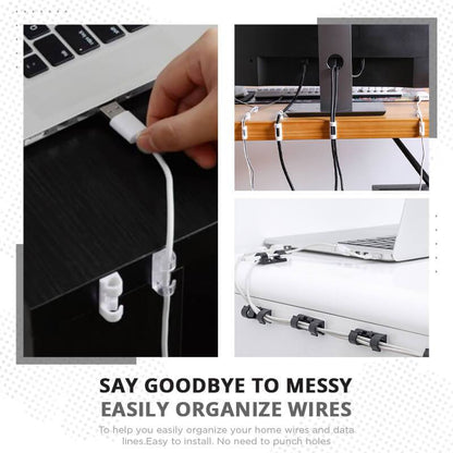 Self-adhesive cable organizer