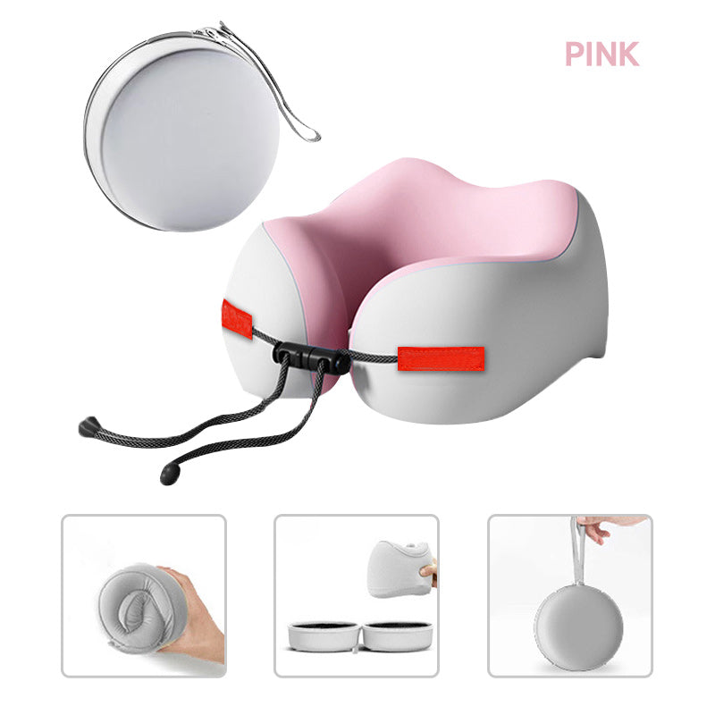 🔥Memory Foam U-Shaped Travel Neck Pillow