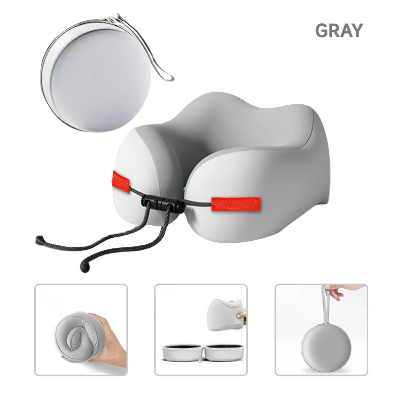 🔥Memory Foam U-Shaped Travel Neck Pillow