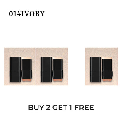 🎅Hot Sale 50% OFF🔥✨2-in-1 Foundation Stick with Brush